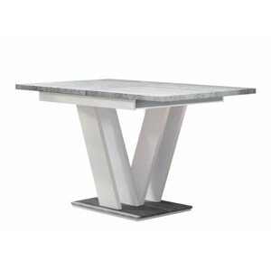 Asztal Goodyear 104 (Fehér + Beton)