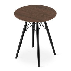 Étkezőasztal TODI 60 cm - fekete/szürke