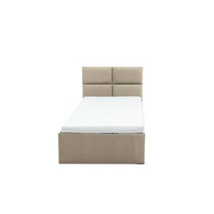 Kárpitozott MONOS ágy matraccal, mérete 90x200 cm Bézs