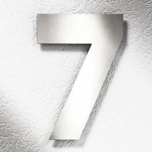 Rozsdamentes acél házszámok nagy, „7”