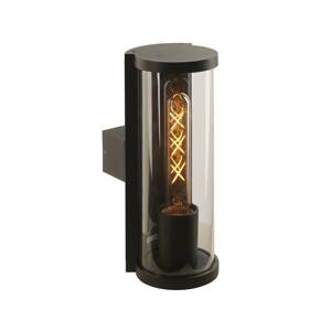 Lucande kültéri fali lámpa Zanta, magasság 28.2 cm, fekete