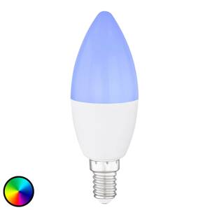 Tuya Smart LED gyertya lámpa E14, 4,5W RGBW CCT