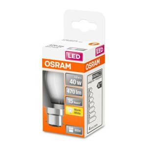 OSRAM LED csepp lámpa B22d 4W 2 700 K matt