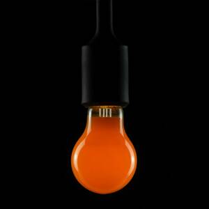 LED izzó, narancssárga, E27, 2 W, dimmelhető