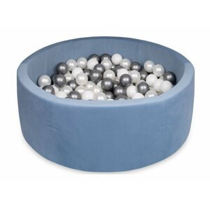 ELIS DESIGN Száraz gyerekmedence "90x30" 200 db labdával prémium minőségben szín: Kék