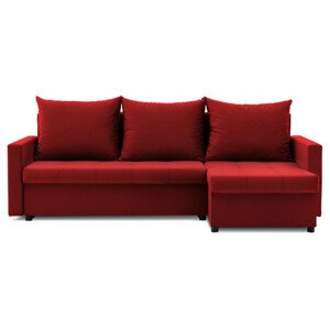 Szétnyitható sarok ülőgarnitúra VERONA modell 2 Piros